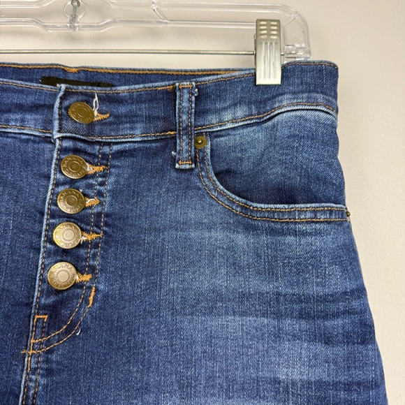 Banana Republic 2025 High Rise Wide Leg Raw Hem Jeans - Picture 4 of 6